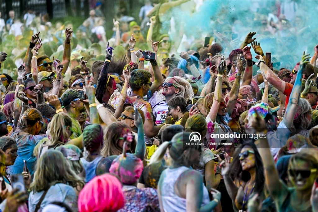 'Colorful Run' in Moscow