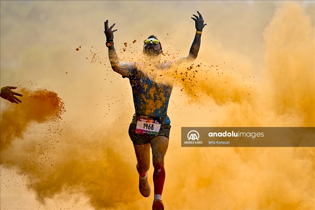 Moskova'da "Colourful Run"