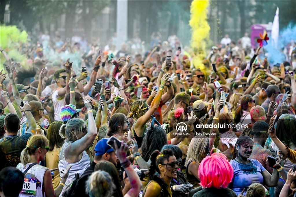'Colorful Run' in Moscow