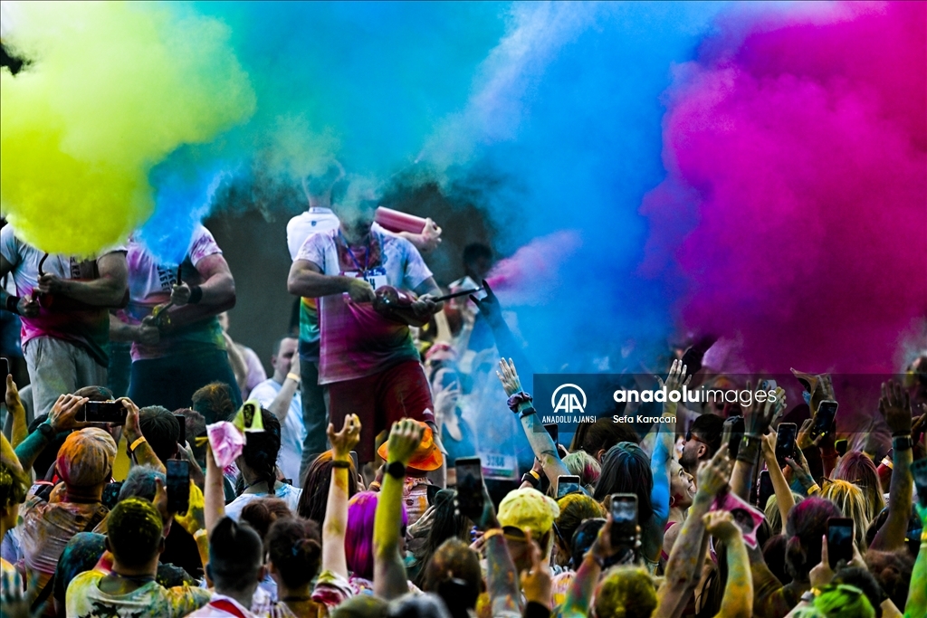 'Colorful Run' in Moscow