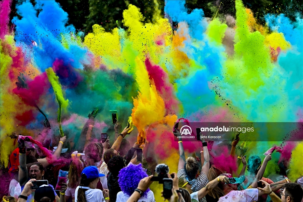 'Colorful Run' in Moscow