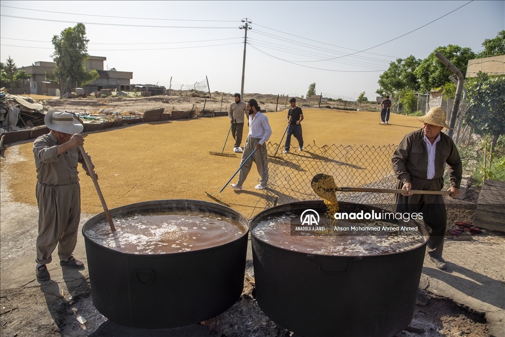 Erbil'de "Bulgur Kaynatma" Geleneği