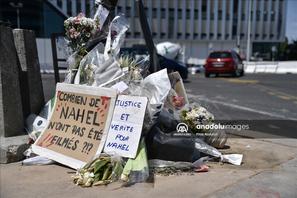 Fransa'da genç Nahel'in polis kurşunuyla öldürüldüğü nokta