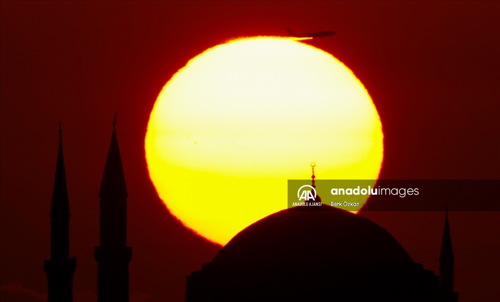 İstanbul'da gün batımı