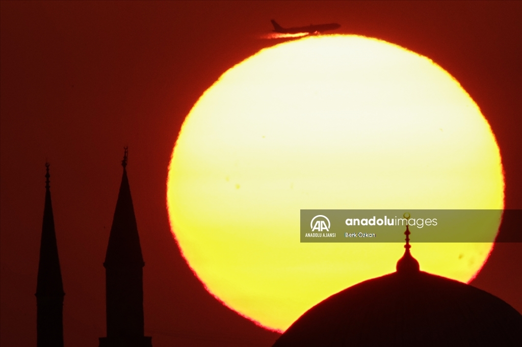 İstanbul'da gün batımı