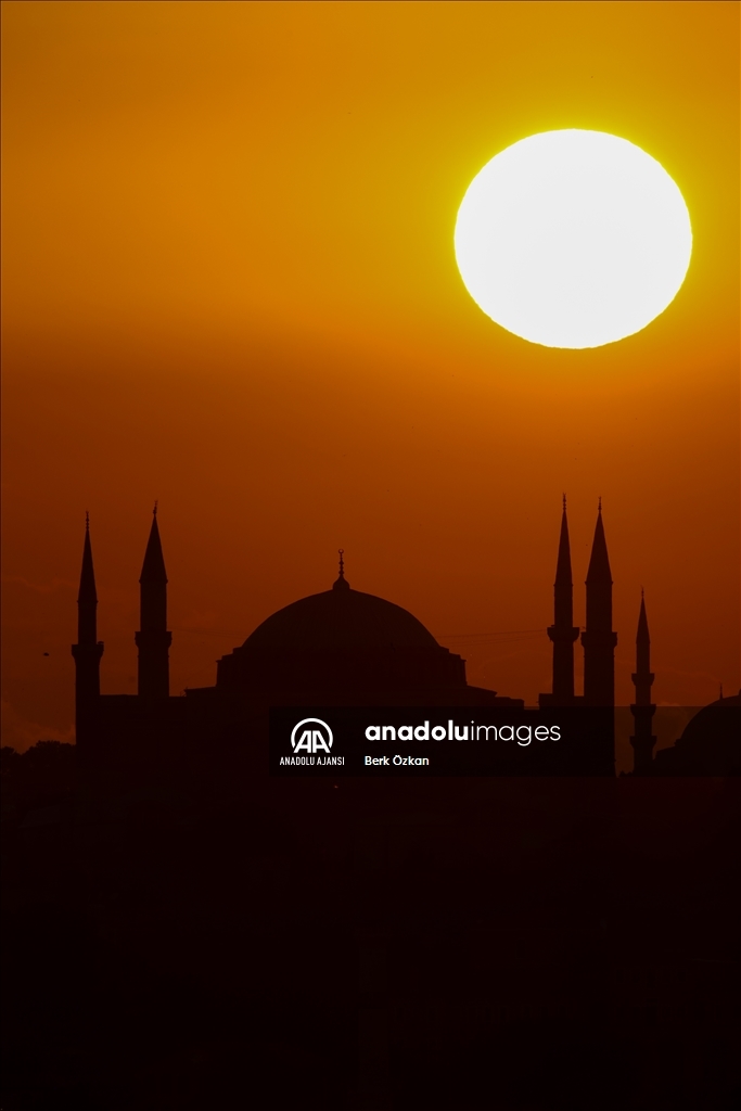 İstanbul'da gün batımı
