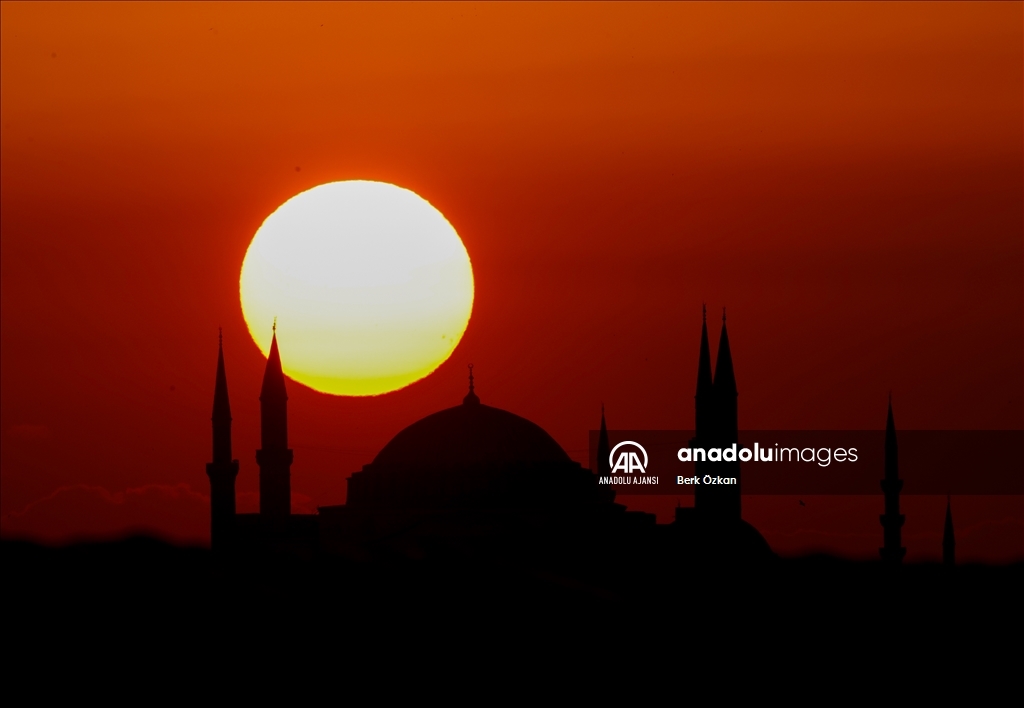 İstanbul'da gün batımı