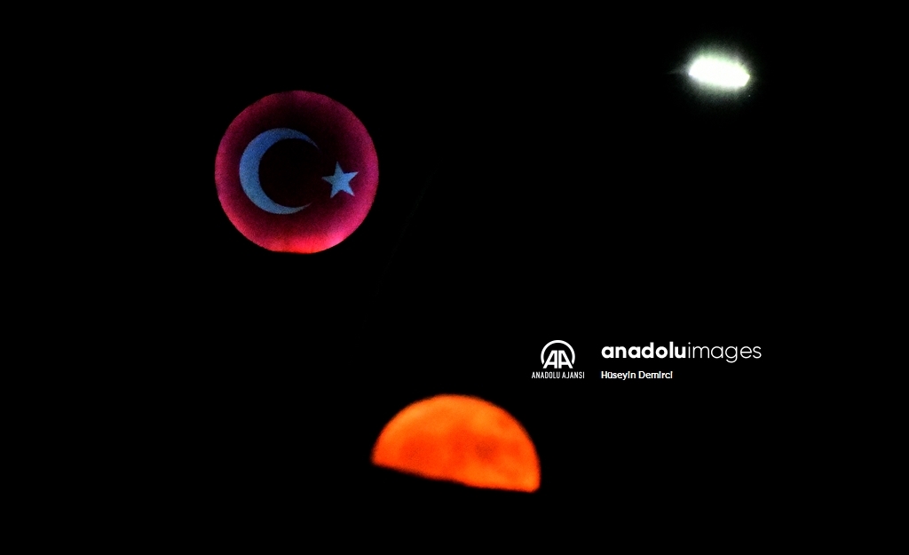Kars'ta dolunay