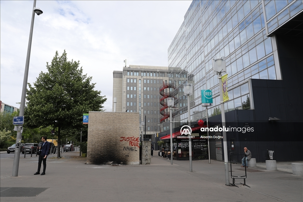 Aftermath of demonstrations demand justice for Nahel in Nanterre