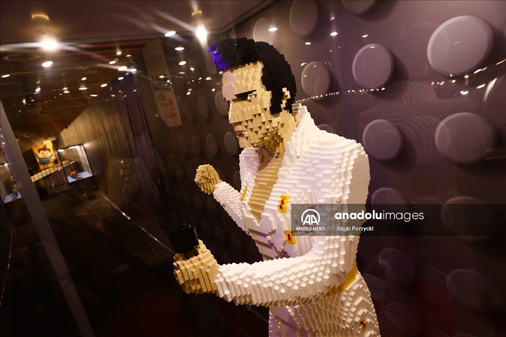 Lego bricks building exhibition in Poland