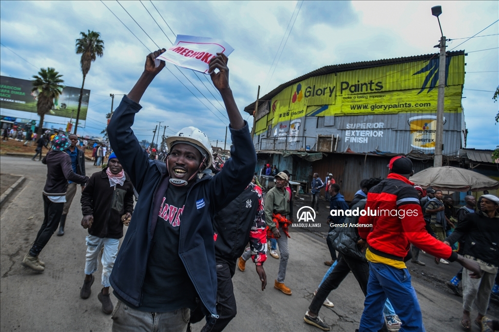 Kenya'da hayat pahalılığı protesto edildi