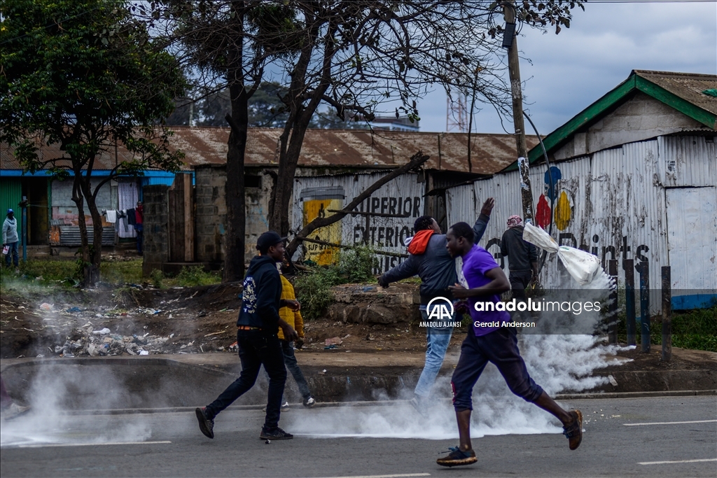 Kenya'da hayat pahalılığı protesto edildi