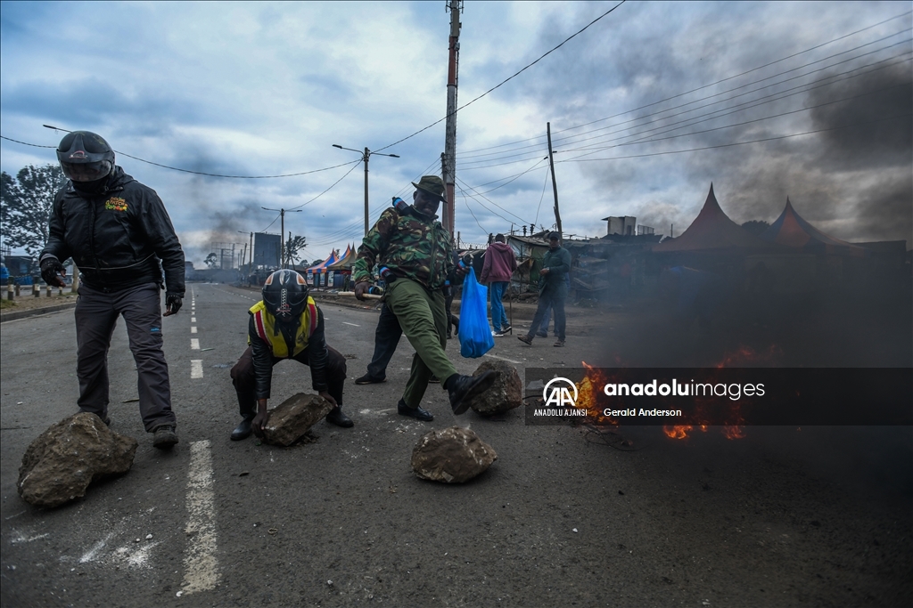 Kenya'da hayat pahalılığı protesto edildi