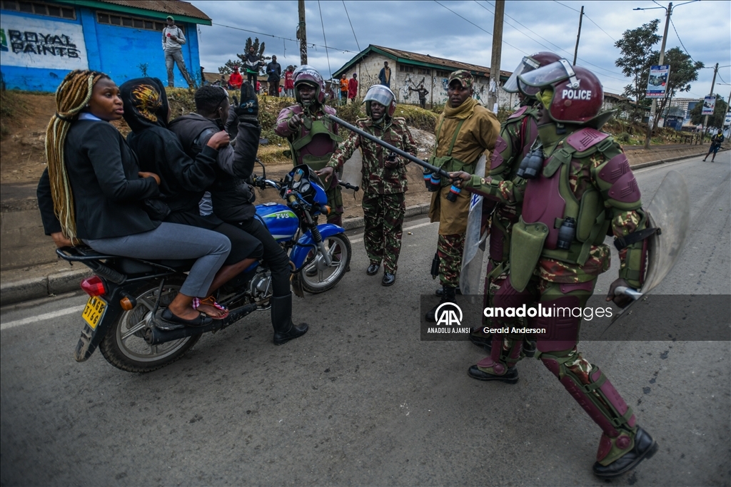 Kenya'da hayat pahalılığı protesto edildi