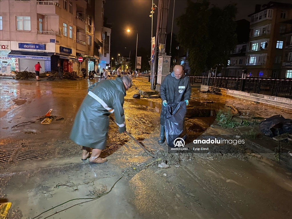 Ordu'da sağanak etkili oluyor