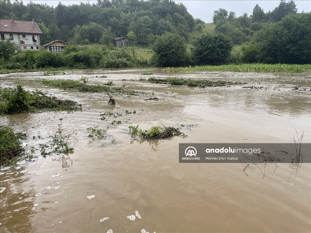 Bolu'da sağanak