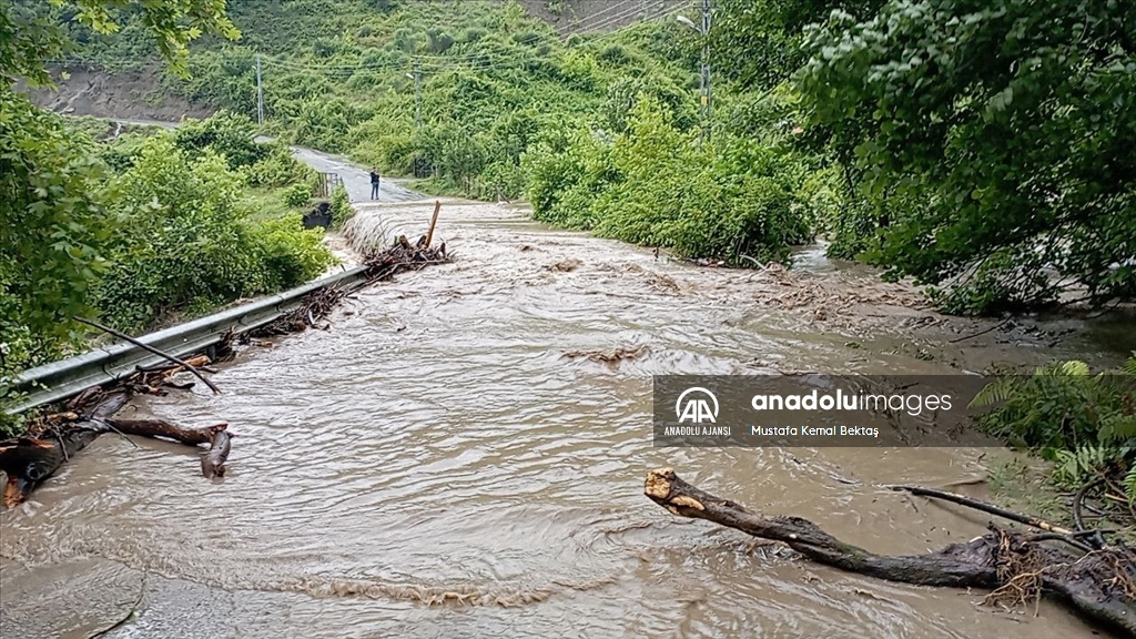 Zonguldak'ta sağanak hayatı olumsuz etkiliyor