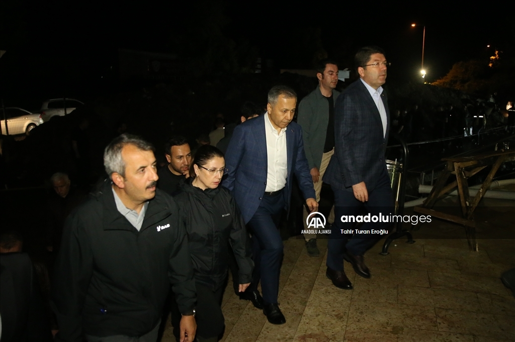 Bakanlar Yerlikaya ve Tunç, Bartın'da