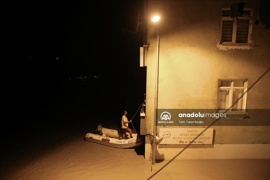 Bartın’da sağanak etkili oldu