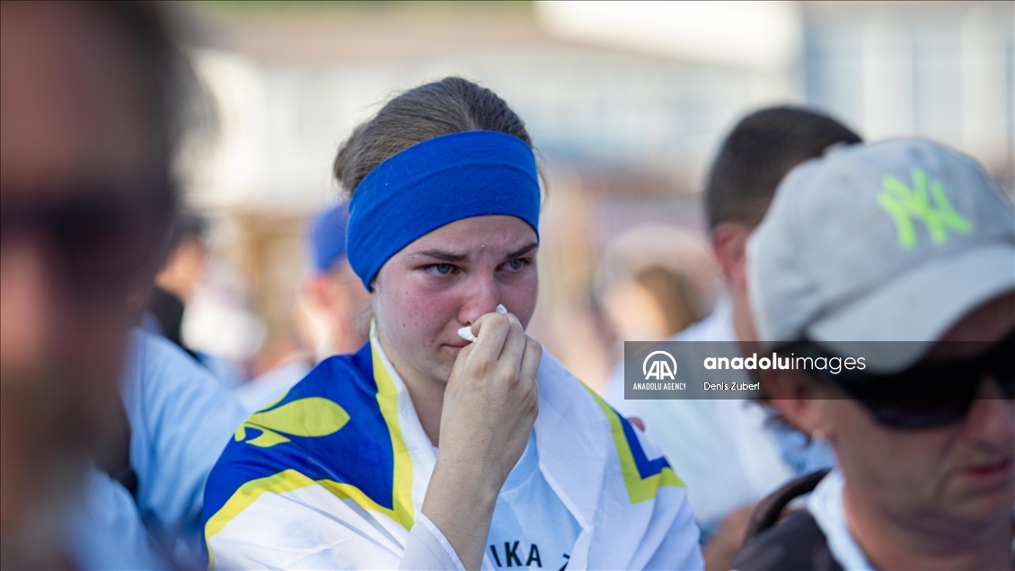 پایان «راهپیمایی صلح» یادبود نسل‌کشی سربرنیتسا