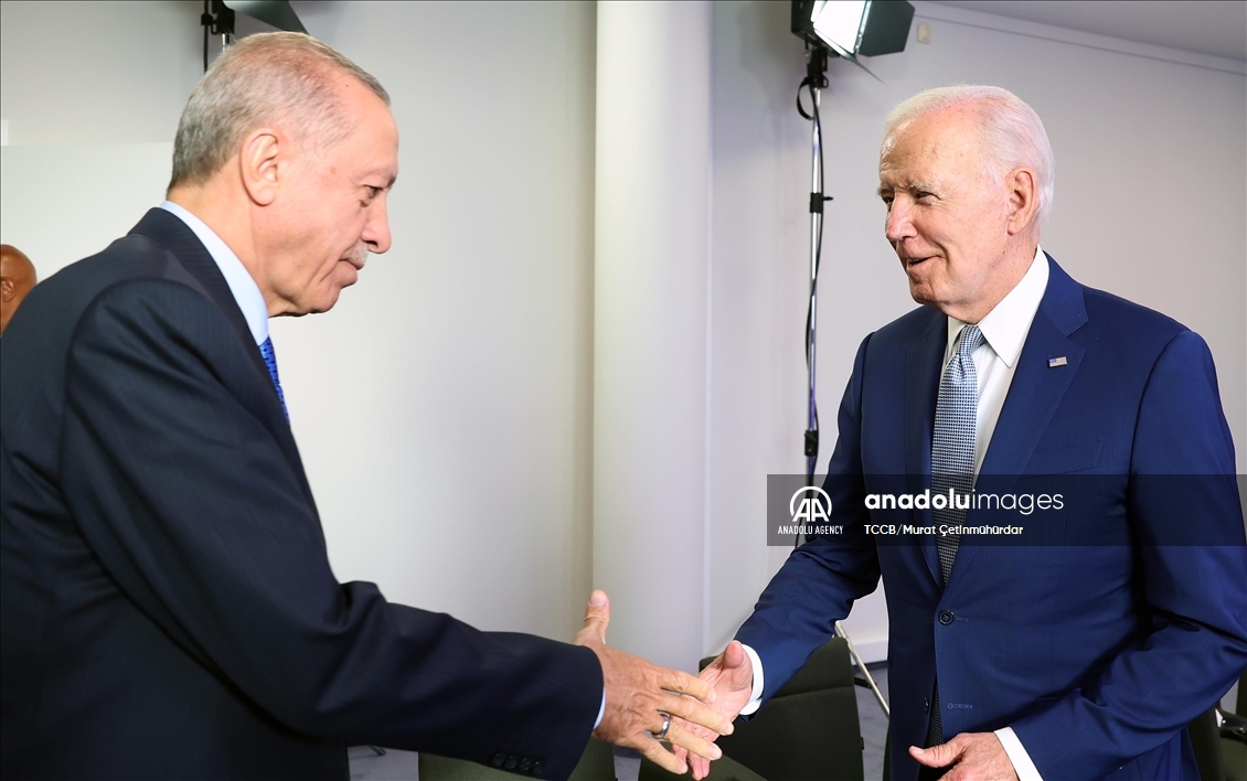 دیدار اردوغان با بایدن در لیتوانی  