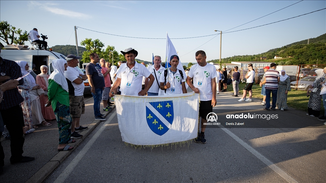 پایان «راهپیمایی صلح» یادبود نسل‌کشی سربرنیتسا