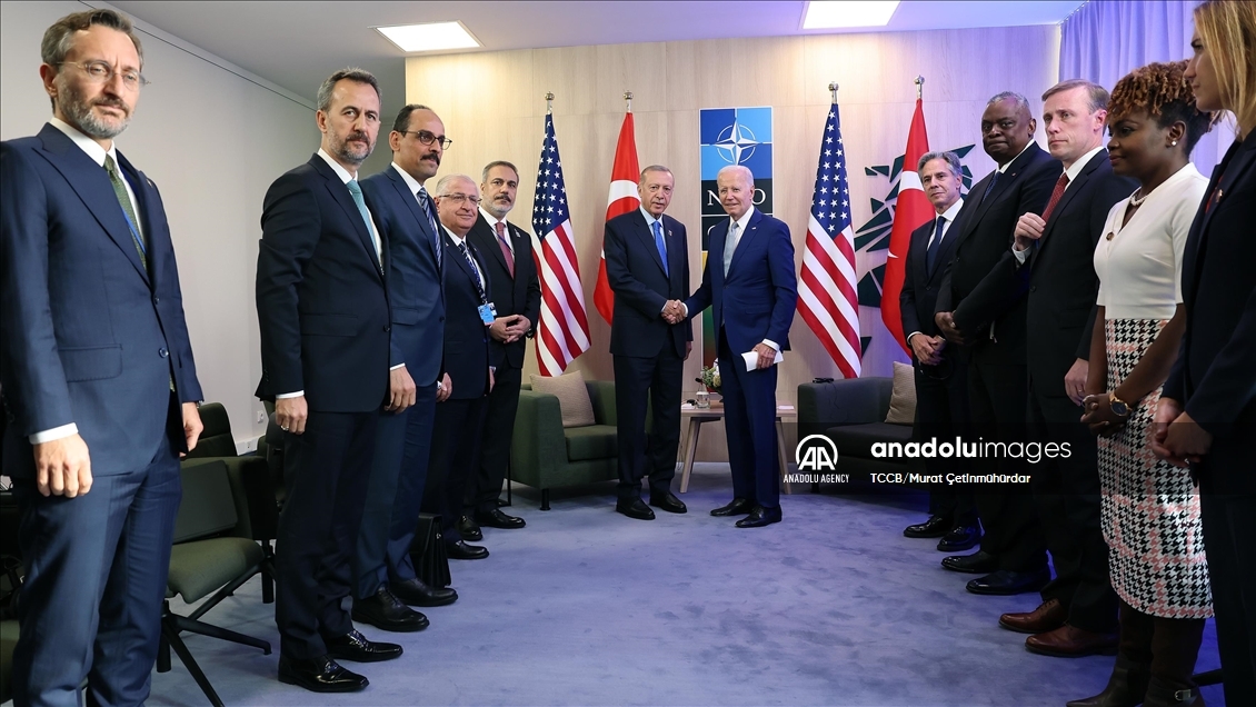 دیدار اردوغان با بایدن در لیتوانی  