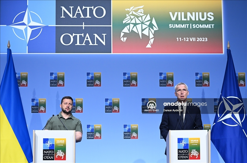 NATO Genel Sekreteri Jens Stoltenberg - Ukrayna Devlet Başkanı Volodimir Zelenskiy