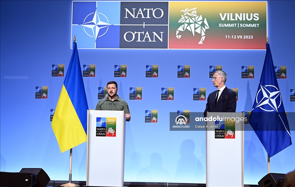 NATO Genel Sekreteri Jens Stoltenberg - Ukrayna Devlet Başkanı Volodimir Zelenskiy