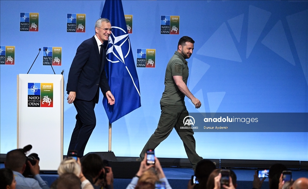 NATO Genel Sekreteri Jens Stoltenberg - Ukrayna Devlet Başkanı Volodimir Zelenskiy