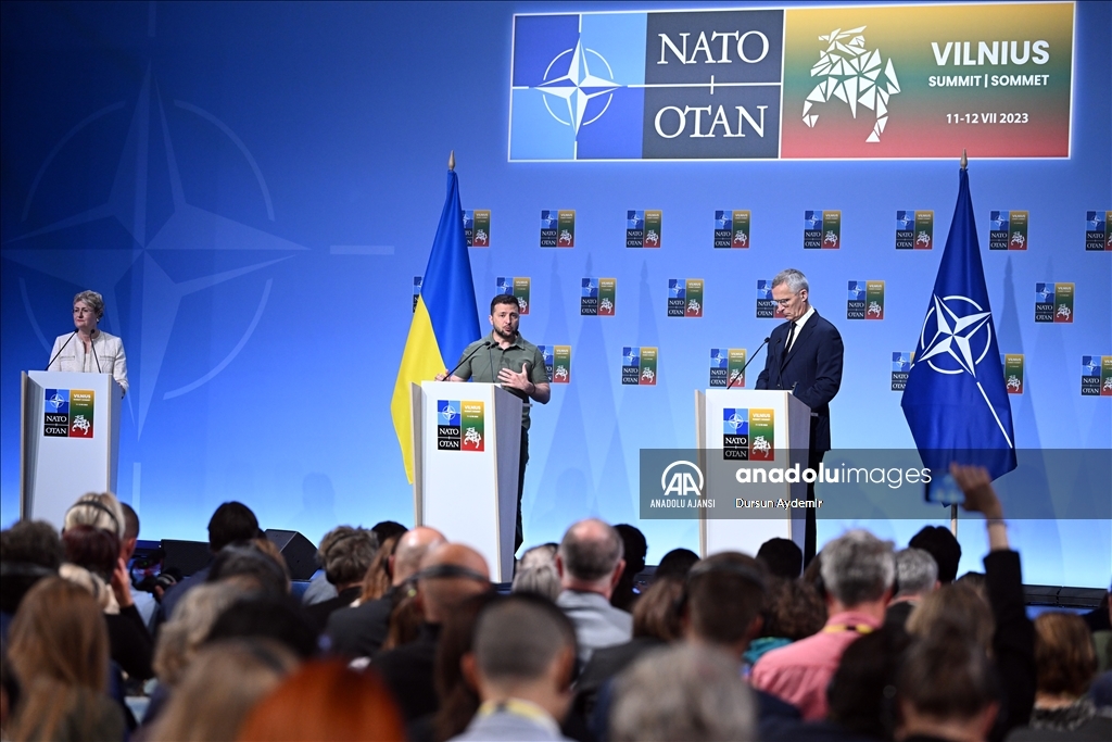 NATO Genel Sekreteri Jens Stoltenberg - Ukrayna Devlet Başkanı Volodimir Zelenskiy