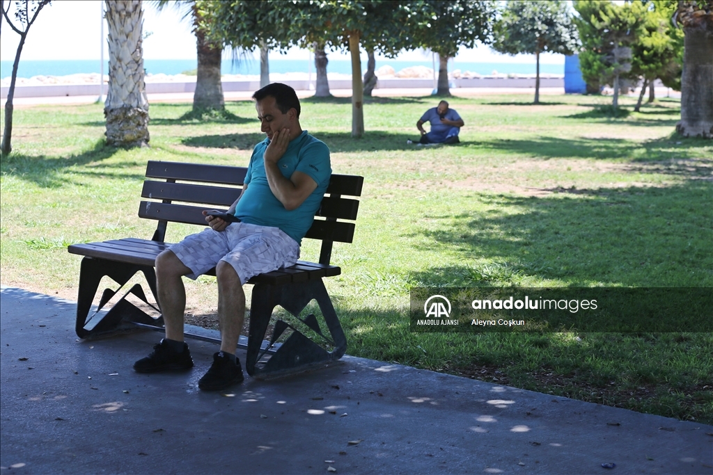 Mersin'de sıcak hava etkili oluyor