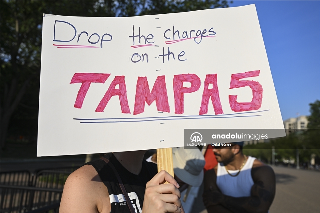 Washington'da "Tampa 5" protestosu