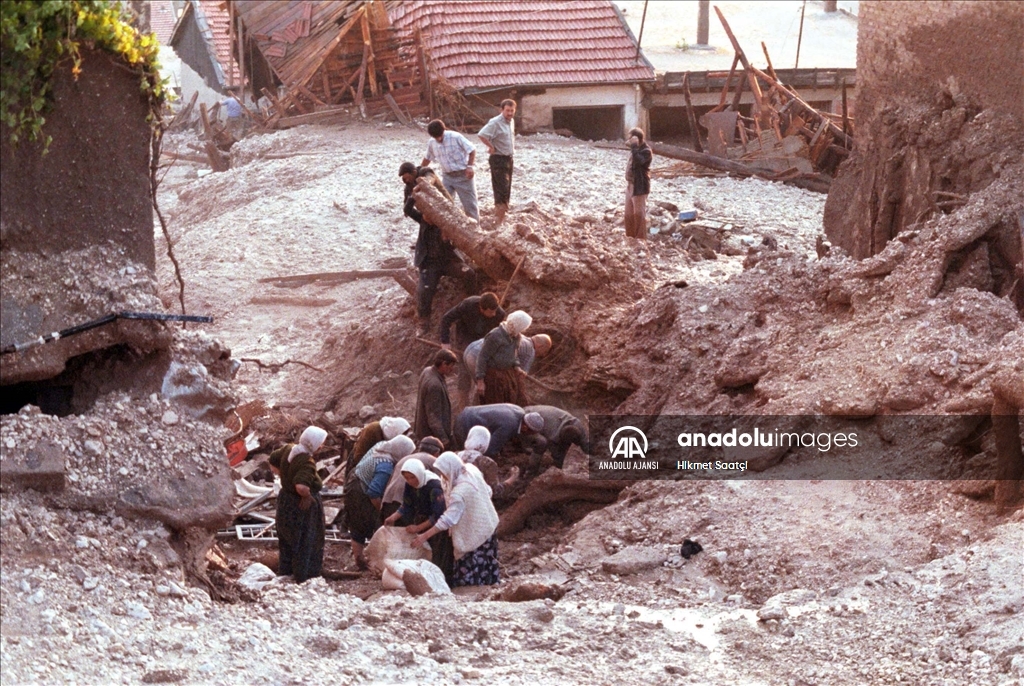 Senirkent'te sel felaketi
