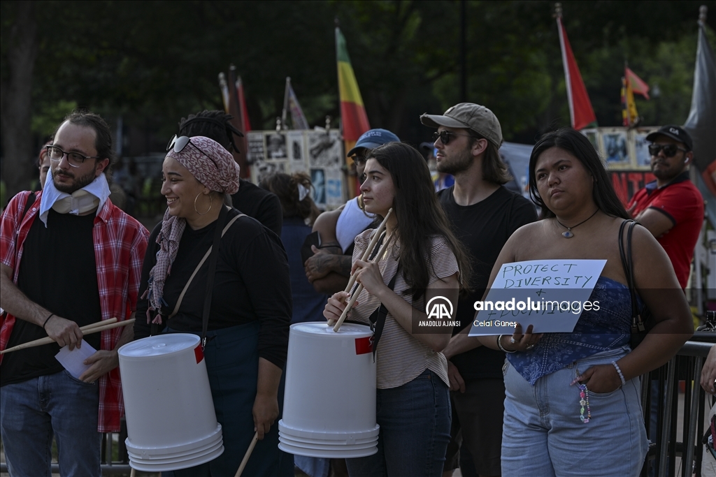Washington'da "Tampa 5" protestosu