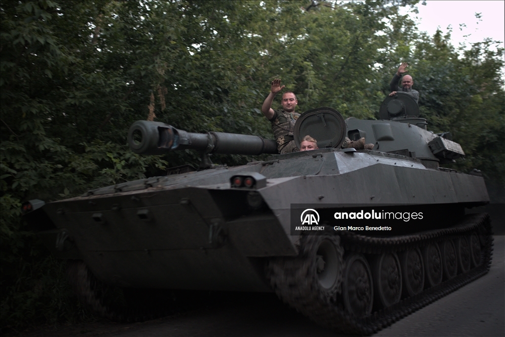 81st Airmobile Brigade of Ukraine army near Donbas front