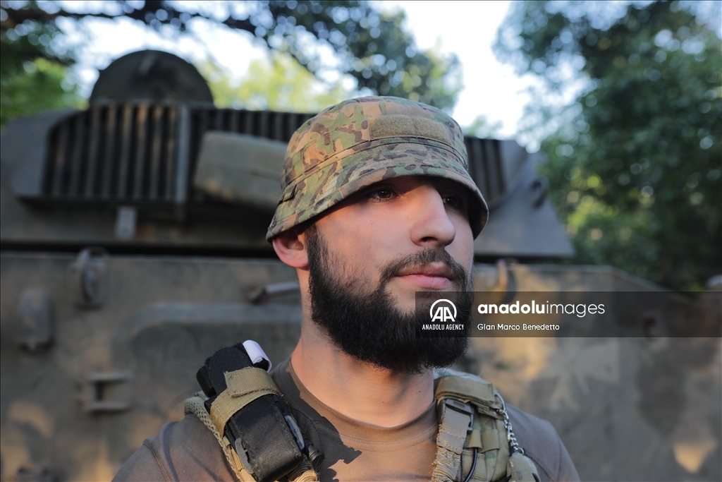 81st Airmobile Brigade of Ukraine army near Donbas front