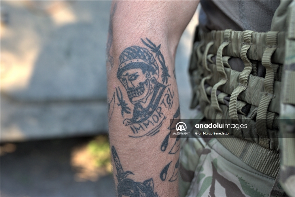 81st Airmobile Brigade of Ukraine army near Donbas front