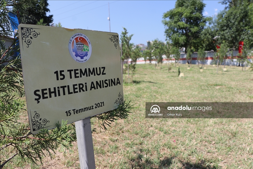 15 Temmuz şehidi Metin Arslan Karabük'teki mezarı başında anıldı
