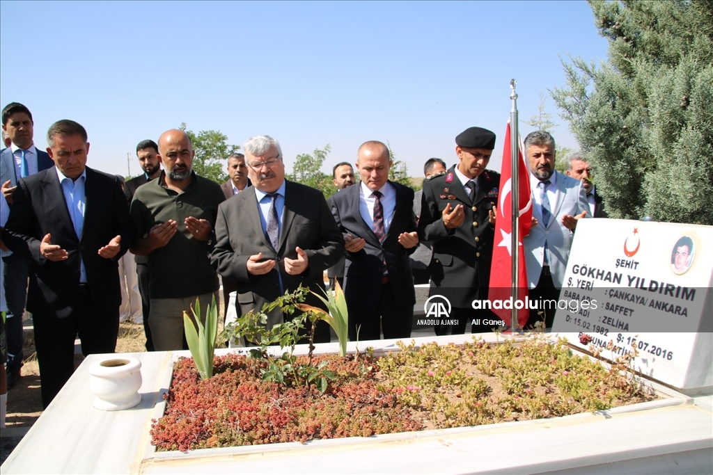 İç Anadolu'da 15 Temmuz dolayısıyla şehitlikler ziyaret edildi