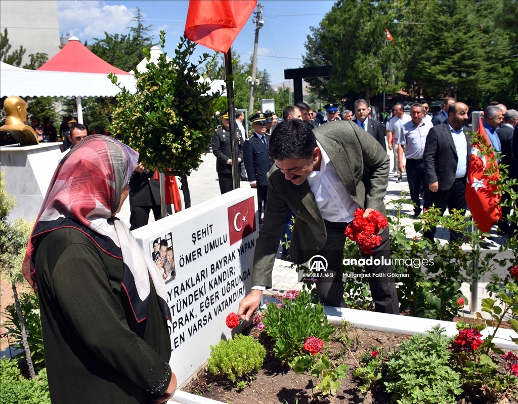 İç Anadolu'da 15 Temmuz dolayısıyla şehitlikler ziyaret edildi