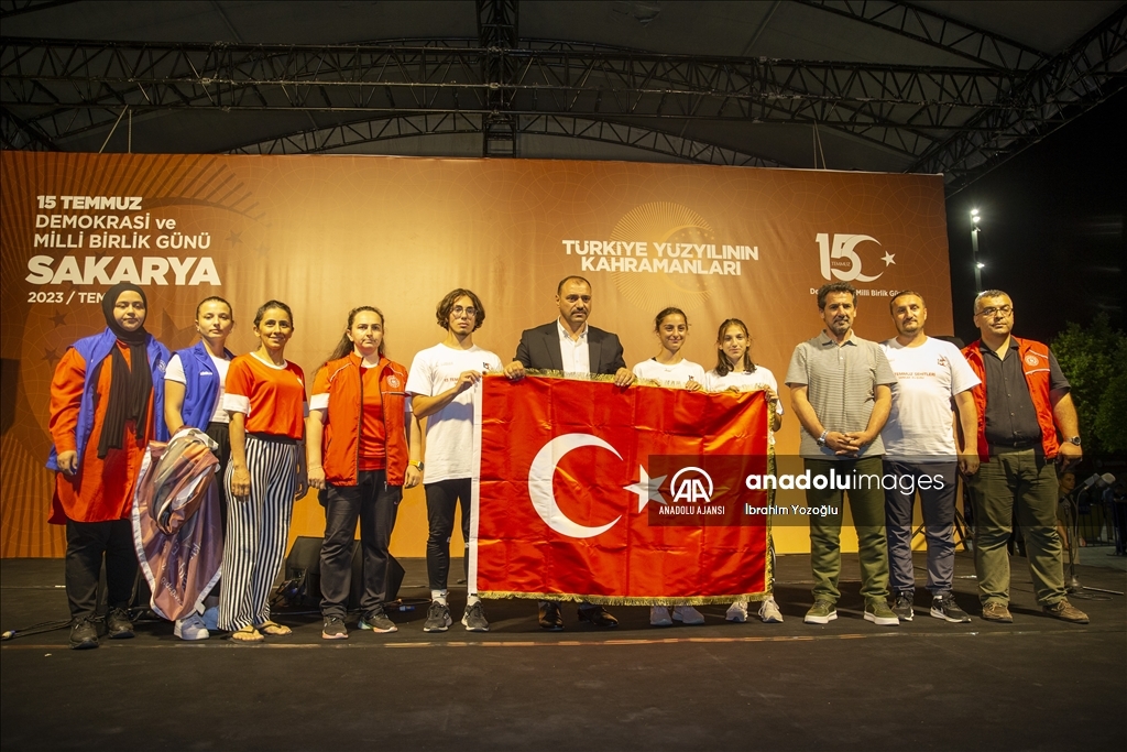 Sakarya'da 15 Temmuz Demokrasi ve Milli Birlik Günü programı düzenlendi