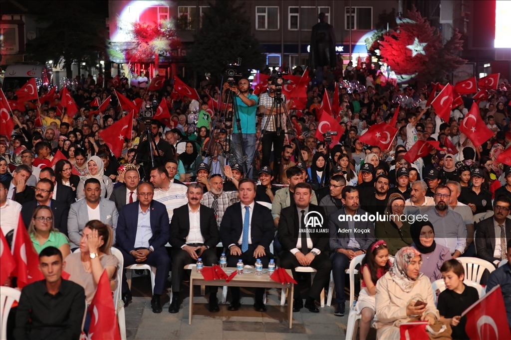 Aksaray'da 15 Temmuz Demokrasi ve Milli Birlik Günü anma etkinlikleri