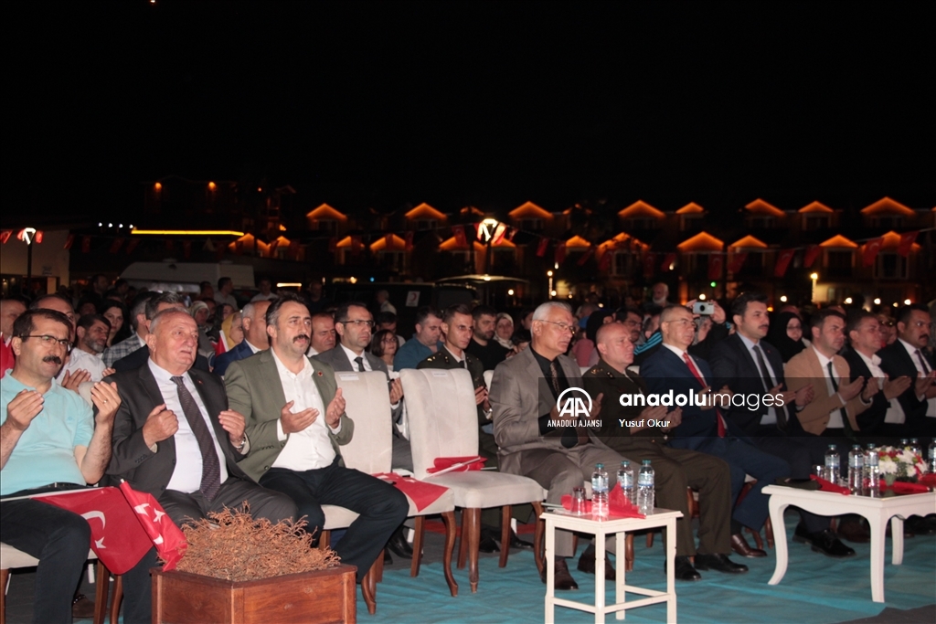 Karadeniz'de "15 Temmuz Demokrasi ve Milli Birlik Günü" dolayısıyla etkinlikler yapıldı