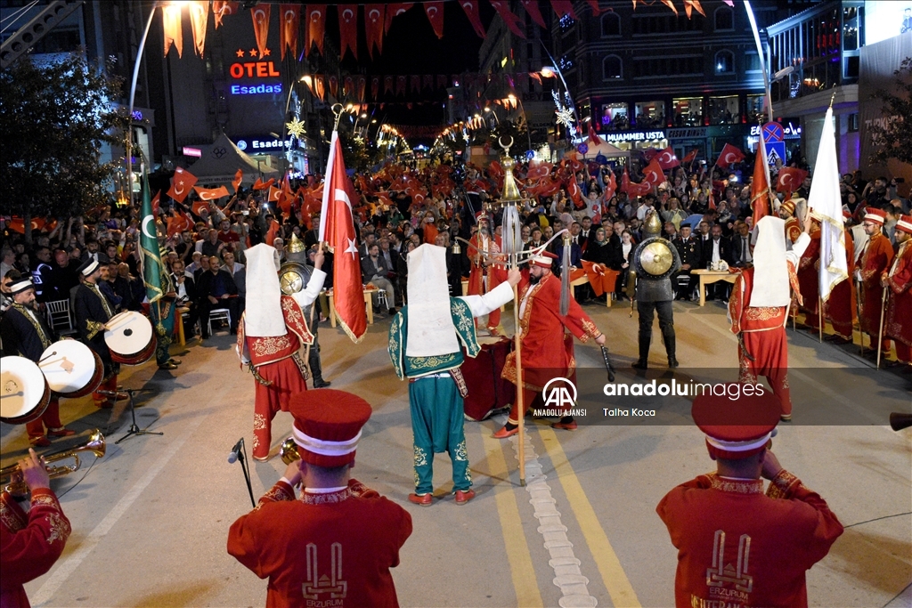Erzurum'da 15 Temmuz Demokrasi ve Milli Birlik Günü etkinlikleri