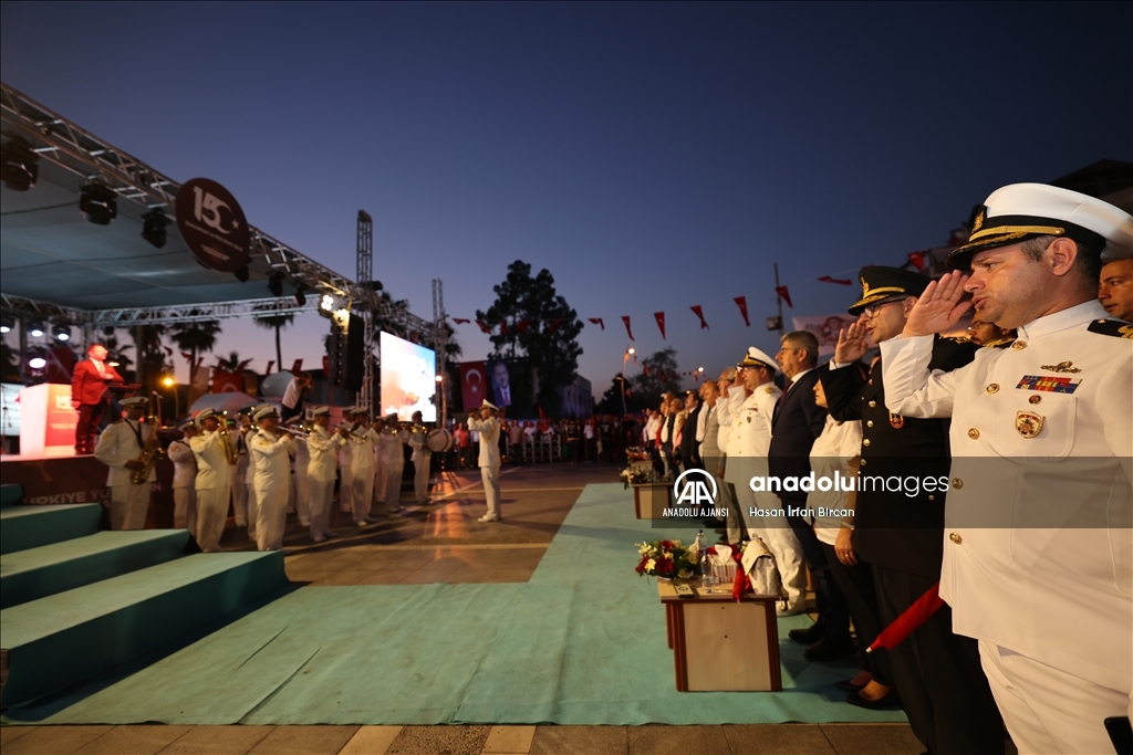 15 Temmuz şehitleri Marmaris'te anıldı