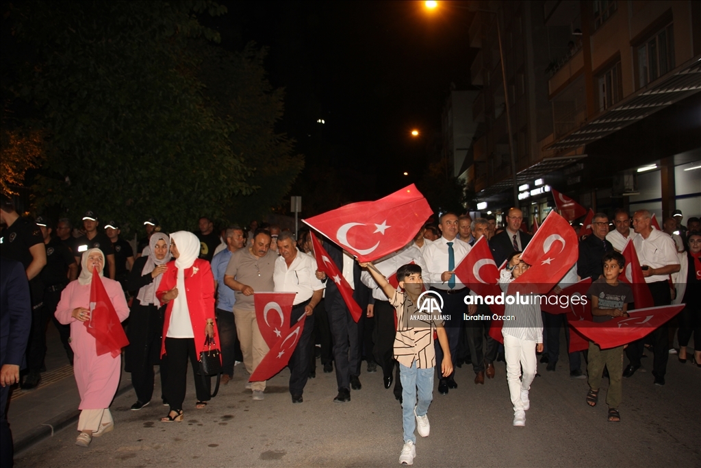 Kilis'te 15 Temmuz Demokrasi ve Milli Birlik Günü anma programı düzenlendi