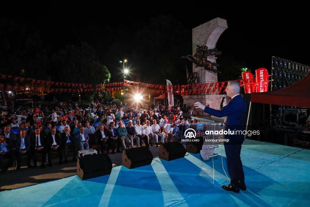 15 Temmuz şehitleri Saraçhane'de anıldı