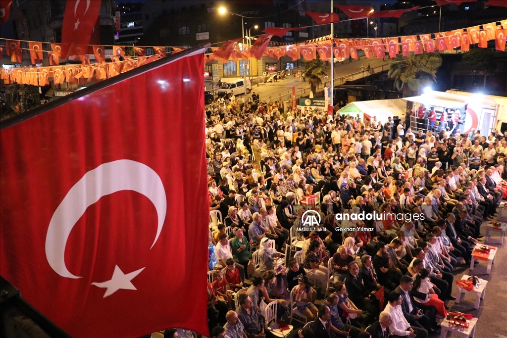 Zonguldak'ta Demokrasi ve Milli Birlik Günü dolayısıyla etkinlikler yapıldı