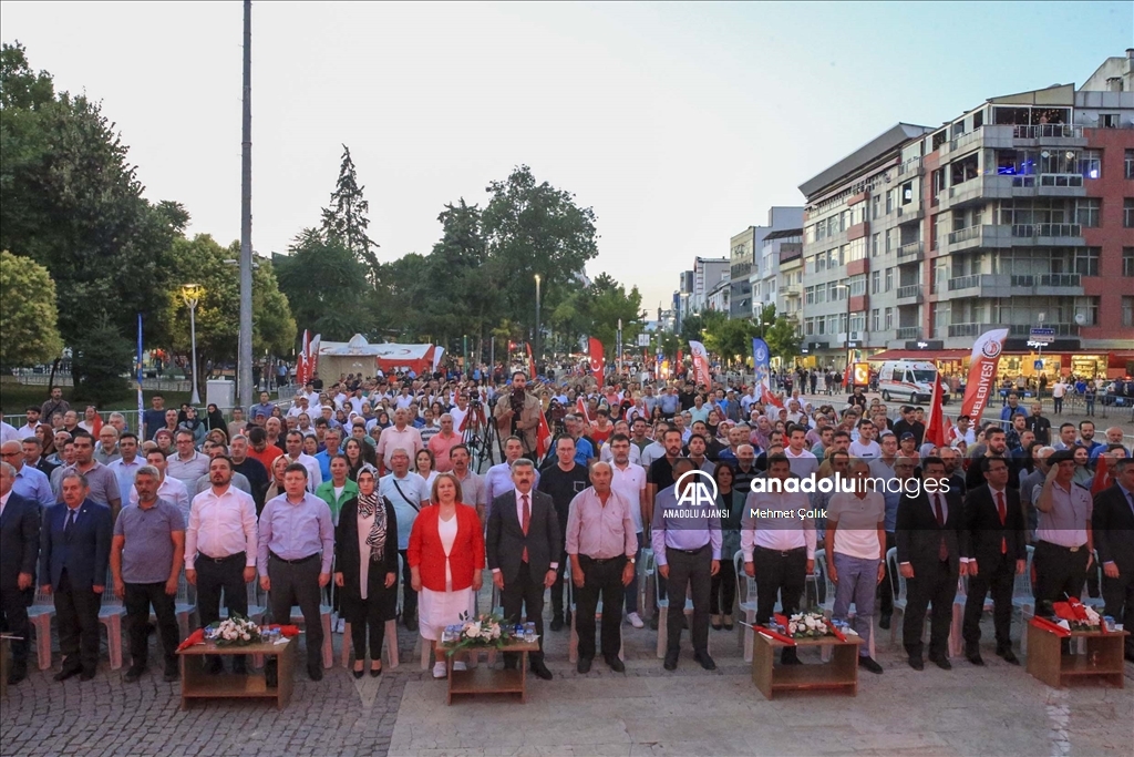 Uşak'ta 15 Temmuz Demokrasi ve Milli Birlik Günü etkinlikleri düzenlendi